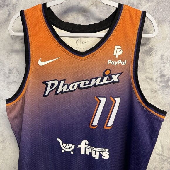 Phoenix Mercury Nike Jersey Adult Size 52 Shey Peddy WNBA 1/144 Explorer Edition - Picture 3 of 11